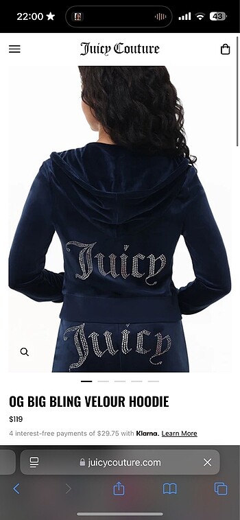 Juicy Couture Kadife Hırka