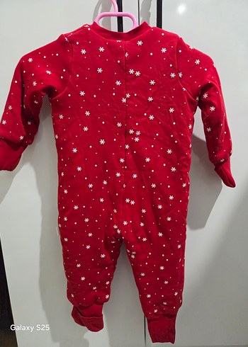 Kırmızı Fermuarlı Kalın  Tulum - Görsel 3