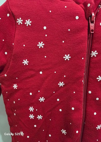 Kırmızı Fermuarlı Kalın  Tulum - Görsel 2