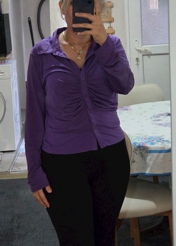 Mor Gömlek - Görsel 3