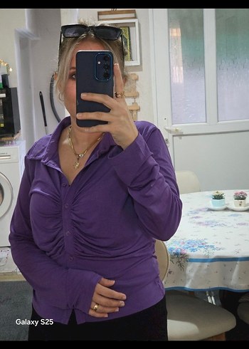 Mor Gömlek - Görsel 6