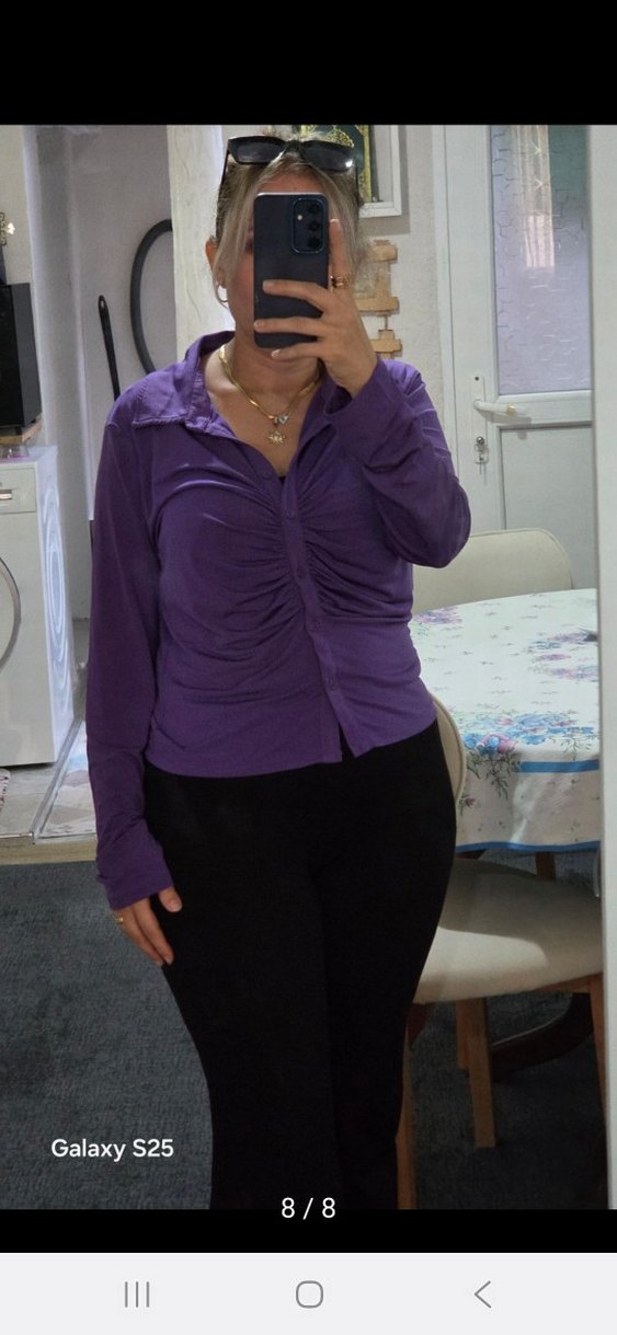 Mor Gömlek - Görsel 3