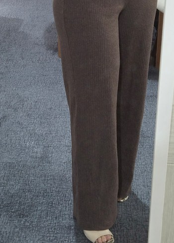 Kahverengi Fitilli Pantolon - Görsel 3