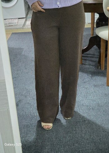 Kahverengi Fitilli Pantolon - Görsel 2