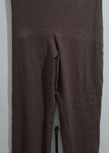 Kahverengi Fitilli Pantolon - Görsel 7