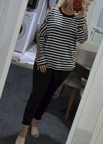 Çizgili Bluz - Görsel 2