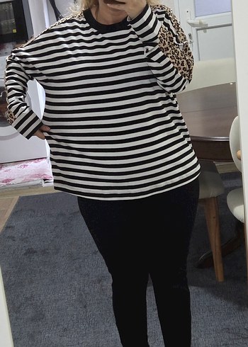 Çizgili Bluz - Görsel 4