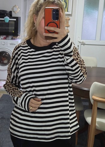 Çizgili Bluz - Görsel 6