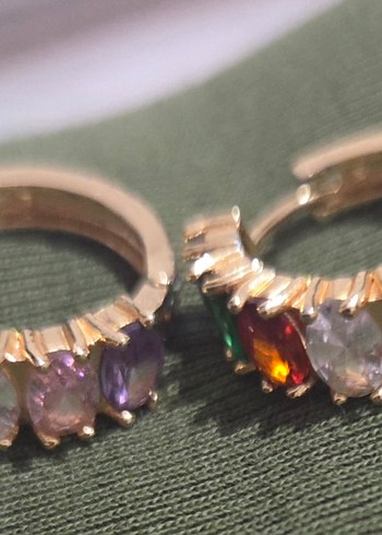 Renkli Çelik Küpe - Görsel 4