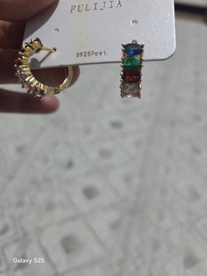 Renkli Çelik Küpe - Görsel 2