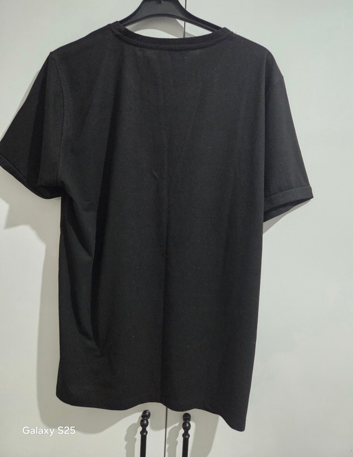 Siyah Penye Tşört - Görsel 2