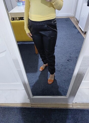 Suni Deri Pantolon - Görsel 6