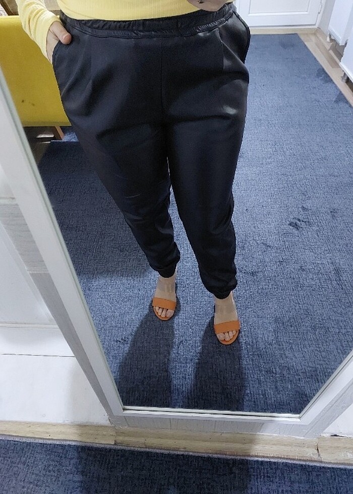 Suni Deri Pantolon - Görsel 2