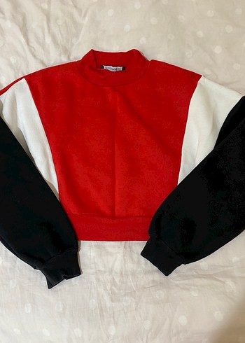 Renkli Basic Kadın Sweatshirt - Görsel 2