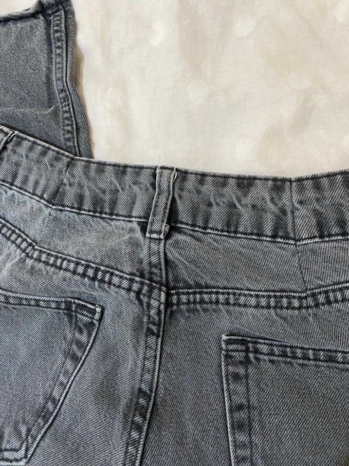 gri mom jean - Görsel 3