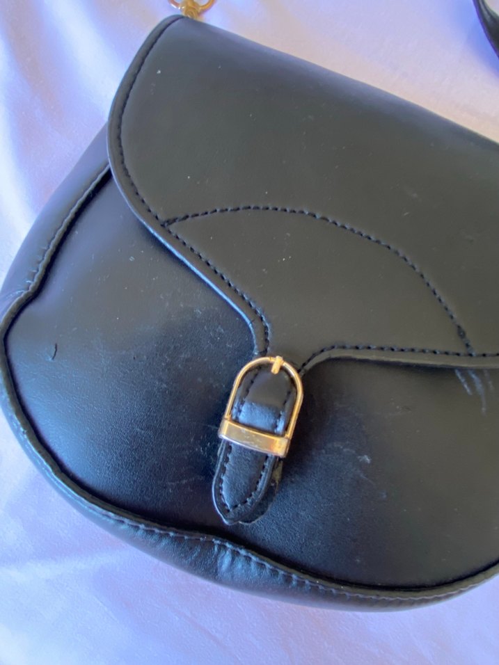 Diger Siyah Deri Kadın Çanta - Görsel 3