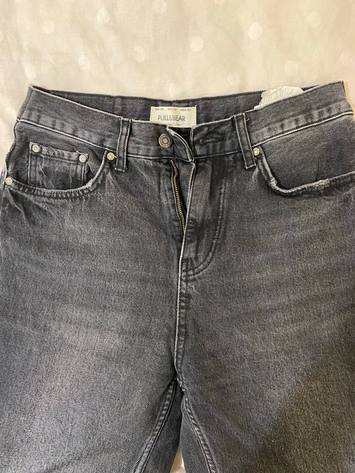 Pull&Bear paçası yırtıklı jean - Görsel 3