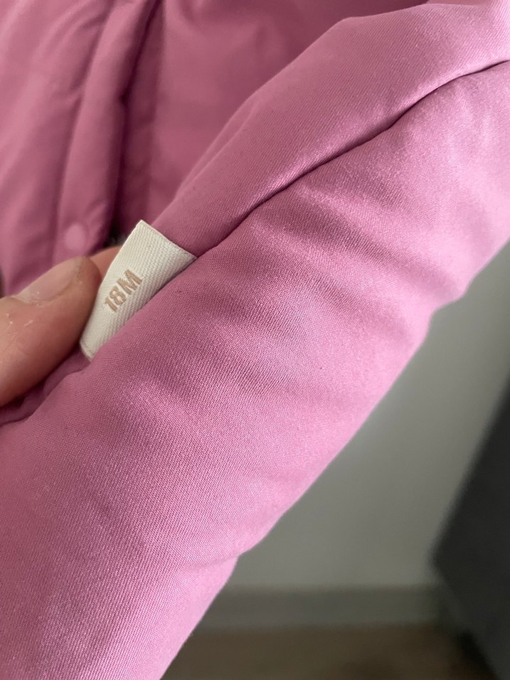 Kız Çocuk Pembe Peluş Detaylı Yelek - Görsel 2