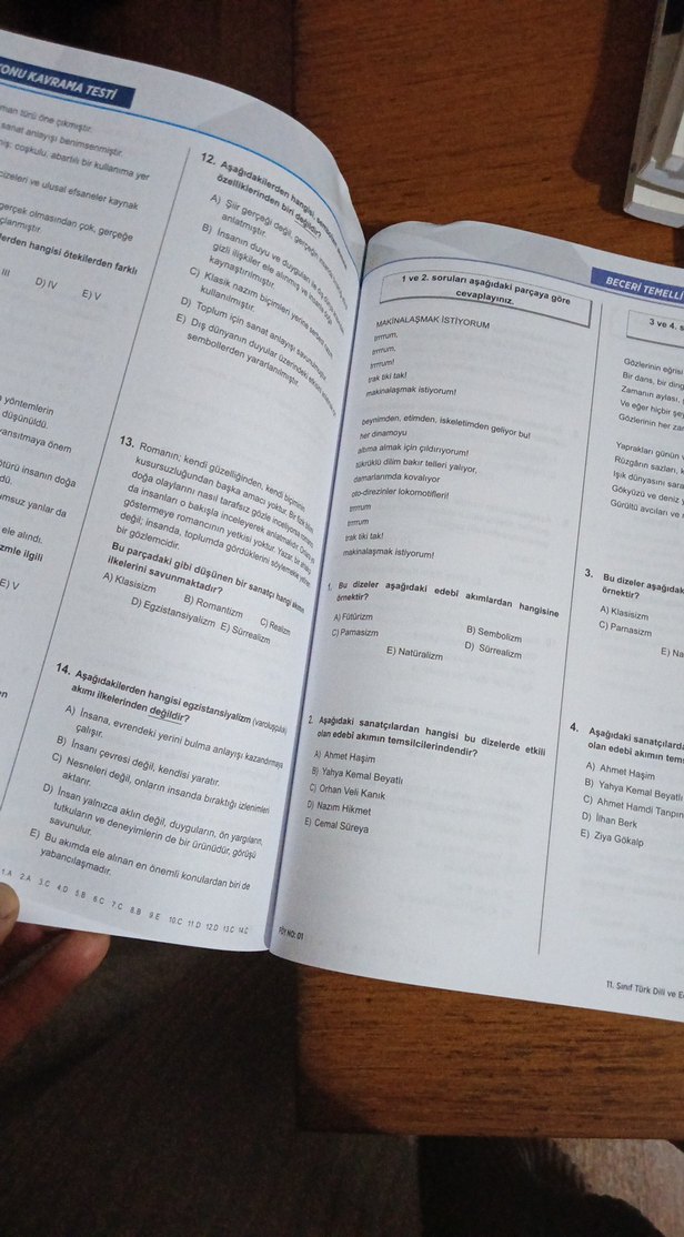 11. Sınıf Türk Dili ve Edebiyatı Soru Kitabı - Görsel 2