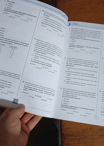 MSB Tarih 11 Soru Bankası - Görsel 2