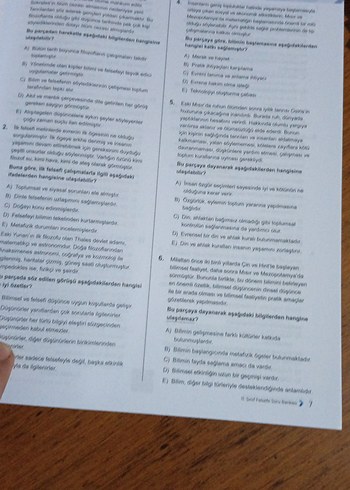 MSB Felsefe 11. Sınıf Soru Bankası - Görsel 2