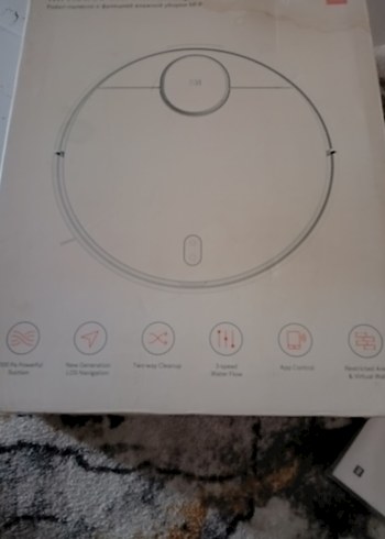 mı  Beyaz Akıllı Robot Süpürge - Görsel 4