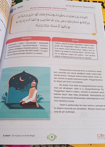 5. Sınıf Din Kültürü ve Ahlak Bilgisi