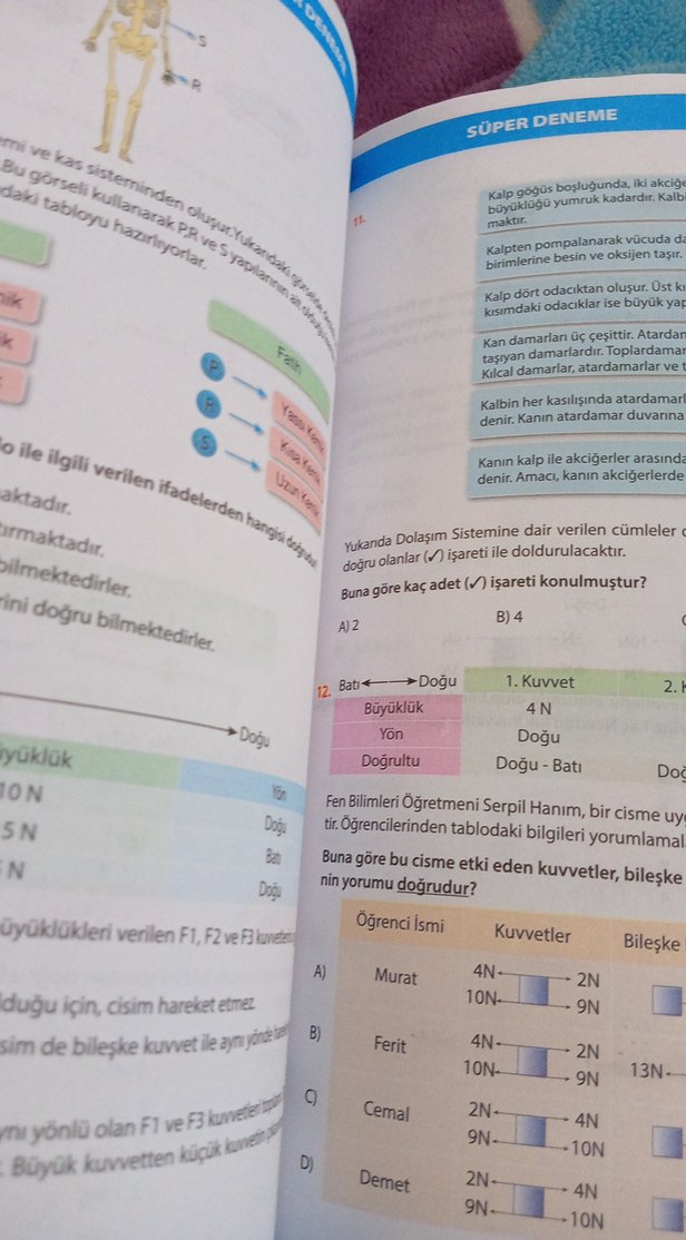 Fen Bilimleri Süperstart 6 Soru Bankası - Görsel 2