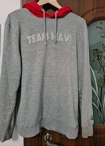 Erkek mavi sweatshirt 