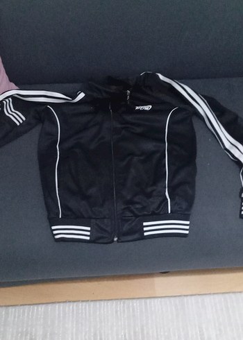 erkek Siyah Fermuarlı Yüksek Yakalı Eşofman - Görsel 3