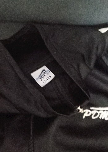 erkek Siyah Fermuarlı Yüksek Yakalı Eşofman - Görsel 2