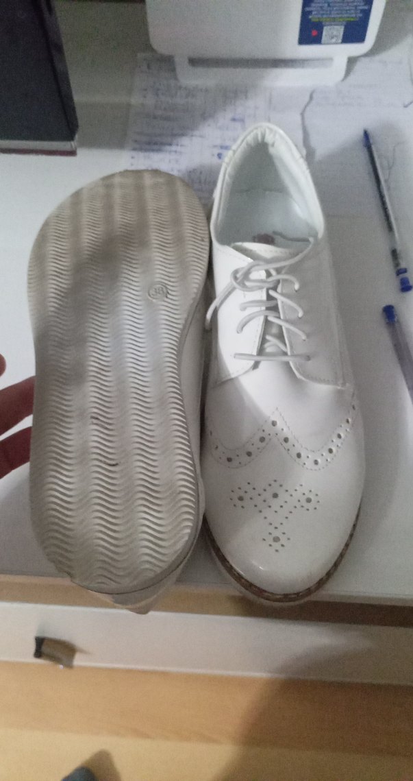 Beyaz erkek Klasik sunnet Ayakkabısı - Görsel 3