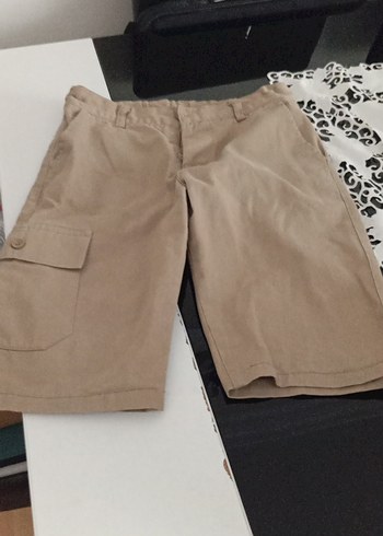 Diğer Bej Düğmeli Erkek Çocuk okul Pantolonu