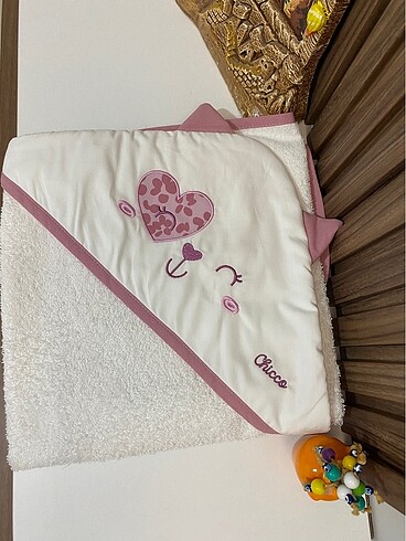 Chicco bebek havlu bornoz