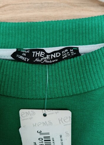 m Beden yeşil Renk Sweatshirt