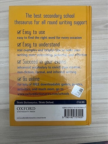 Oxford English Thesaurus For Schools - Görsel 2