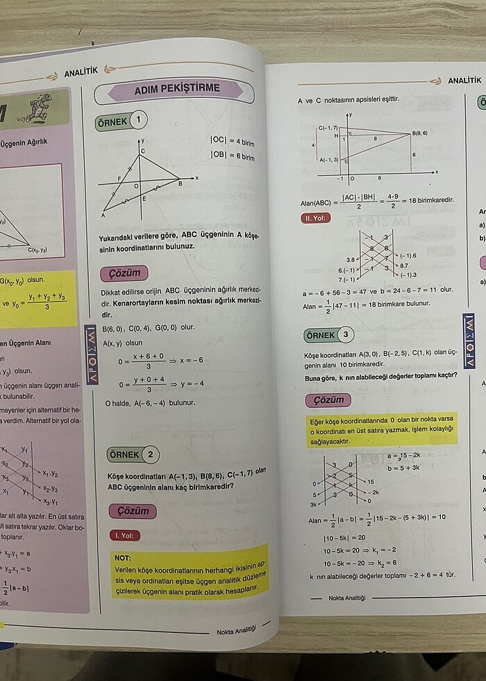 apotemi analitik geometri - Görsel 3