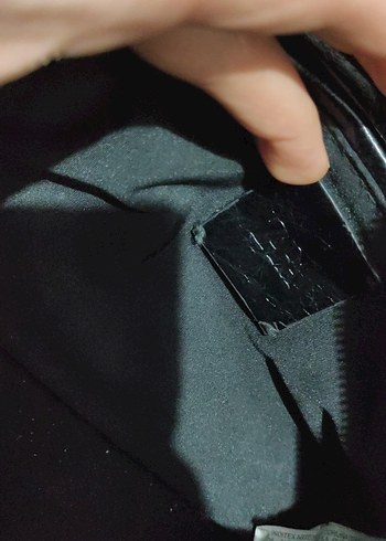 Siyah Deri Tokalı Kadın Çantası - Görsel 4