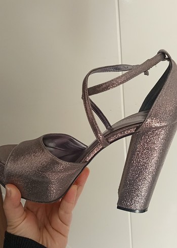 Platform Topuklu Kadın Abiye Ayakkabı - Görsel 5