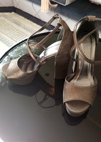 Platform Topuklu Kadın Abiye Ayakkabı - Görsel 2