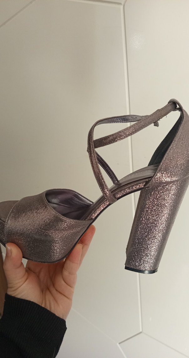 Platform Topuklu Kadın Abiye Ayakkabı - Görsel 5