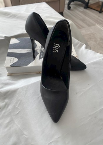 Siyah Rugan Tokalı Stiletto Topuklu Kadın Ayakkabı - Görsel 3