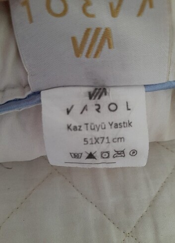  Beden beyaz Renk Varol kaz tuyu yastık 