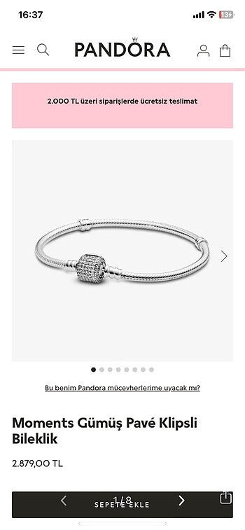 Pandora Pandora bileklik&charmlar