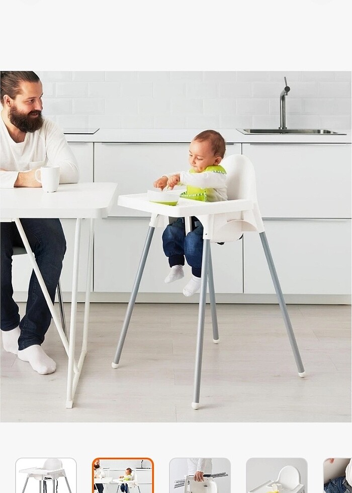 Ikea Antilop Mama Sandalyesi - Görsel 5