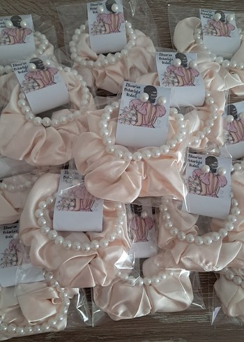 İnci Boncuklu Beyaz Bohem Saç Tokası - Görsel 3