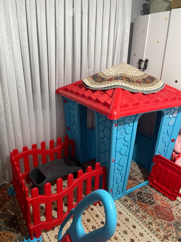 Çocuklar için renkli oyun evi - Görsel 5