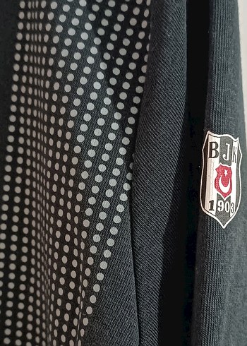 Siyah Kapüşonlu Uzun Kollu Sweatshirt - Görsel 4