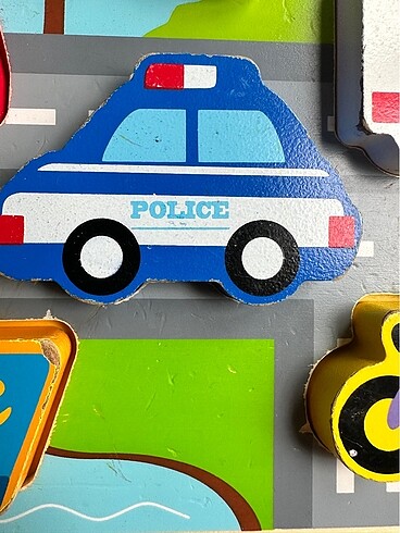 Beden Renk Melissa&Dough ahşap tombul araclar puzzle