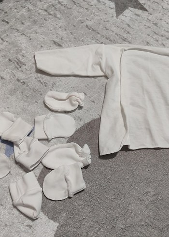 Düğmeli Kahverengi Baskılı Bebek Body - Görsel 2